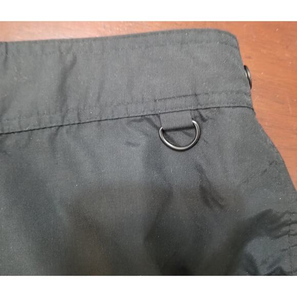 Ridge Black Nylon Hiking Pants Side Leg Zippers Elastic Adjustable Waist Size XL - Picture 6 of 11